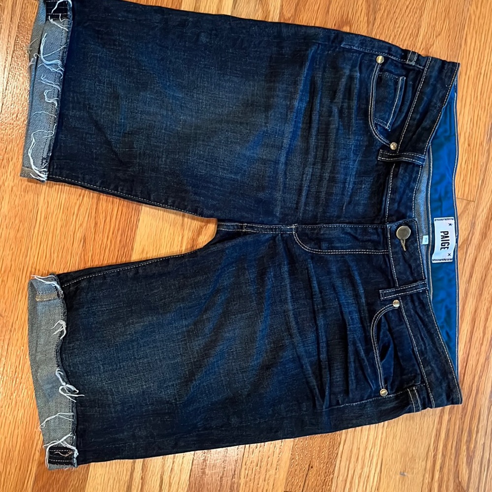 Paige denim shorts, size 30
